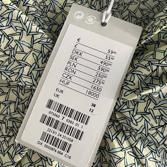 COS blouse - US size 6/8 -NWT - Picture 4 of 4